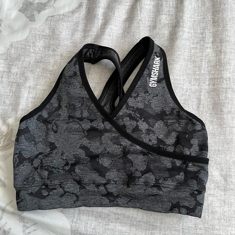 Gymshark camo seamless sports bra